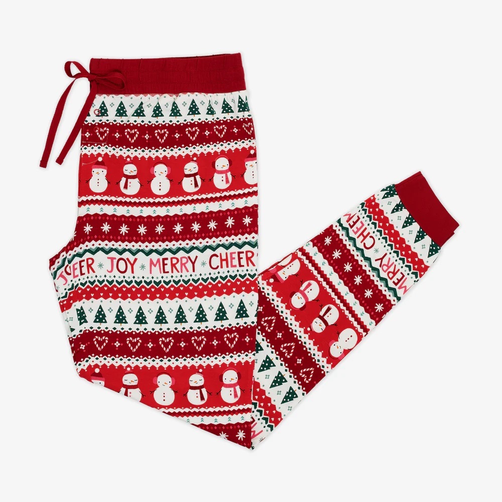 Little Sleepies | Festive Fair Isle Women's Pajama Pants